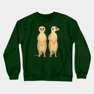 Meerkat, African Wildlife Crewneck Sweatshirt